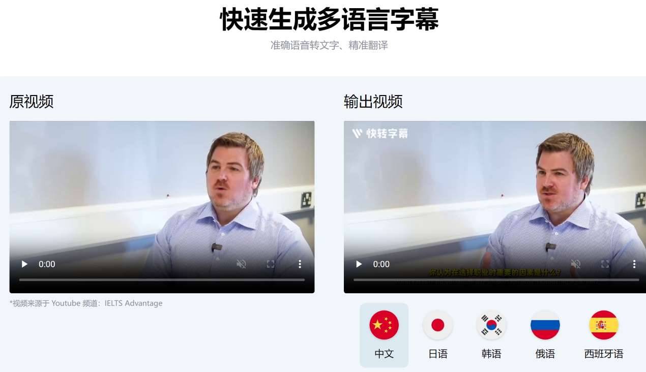 快转字幕 高效便捷的字幕制作工具